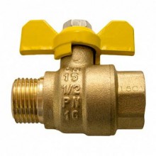 Кран ГАЗ шар.  1/2 г/ш баб. Стандарт 231 ГАЛЛОП