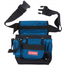 Сумка поясная ля инструментов с 9 карманами и держателем для молотка ЗУБР