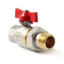 Кран шар. со сг. вн.-нар.  3/4 баб. Pro Aqua  полнопрох. PN40 +150С (10/80)