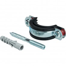 Хомут с гайкой 1- 1/4  (40-45)  STOUT (комплект) (120)