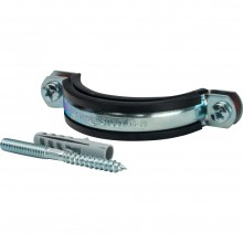 Хомут с гайкой 2-1/2 (75-80) STOUT (комплект)