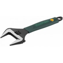 Ключ разводной  200 мм, (38мм)  ТОНКИЕ ГУБКИ, эргон-ая противоскользящая рукоятка KRAFTOOL