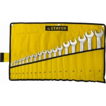 Набор ключей комб. 6-32 мм  18шт в сумке STAYER