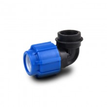 ПНД Отвод с внутр.резьбой D25х3/4 (90) ТПК-АКВА