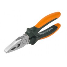 Плоскогубцы 180 мм ОСОБО ПРОЧНЫЕ ГУБКИ, 2-х компонентные рукоятки (Profi) | Sturm