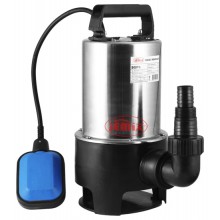 Насос фекальный JEMIX (Корпус нерж.сталь.1,1 КВт, напор 10м, произв. 165л/мин) Диаметр вс