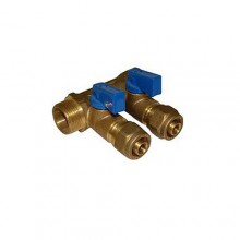 Коллектор  м/п 3/4 х 16 х 2 вых.(синий) Millennium/VIER (KSU23416)