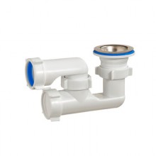 Сифон для душ. поддона 1-1/2 х 40 плоский, клик-клак (пластиковый) АР-8258