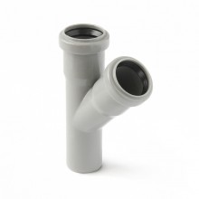 Тройник кан.  50х50 угол 45*  Flextron (50)