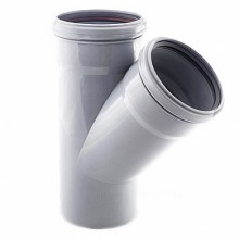 Тройник равнопроходной полипропиленовый (ПП) для внутренней канализации 110х110/45 Политэк Тройник равнопроходной полипропиленовый (ПП) для внутренней канализации 110х110/45 Политэк