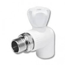 ПП Кран шаровый угл. д/рад. НР D25-3/4 MeerPlast (5/40)