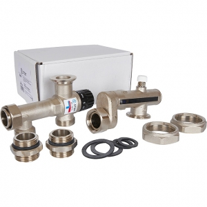 Узел насосно-смесит. STOUT без насоса,  термостат. клапаном 20-55C