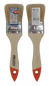 Кисть 1,5 плоская (38мм) Практик СОЮЗ натур щетина дерев. ручка