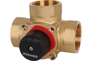 Клапан трехходовой смесительный 1 1/2 ROMMER KVs 25