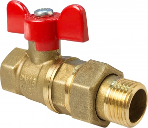 Valfex VF.227.LB1.100.N/P59 Кран шаровой N/P59 для ВОДЫ 1 ВР/НР ручка-бабочка