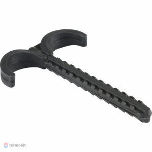 Дюбель-крюк двойной, для труб д.16мм, длина 80мм STOUT