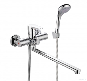 Смес. ванна 1-рук. д/н  FAUZT (кер/переключатель) FZs240-B101 ф40