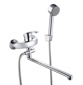 Смес. ванна 1-рук. д/н  FAUZT (кер/переключатель) FZs814-B115 ф40