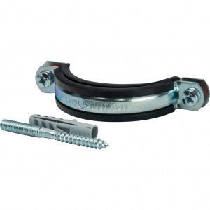 Хомут с гайкой 2-1/2 (75-80) STOUT (комплект)