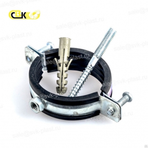 Хомут с гайкой 4 (106-111)  СВК (комплект) (М8)