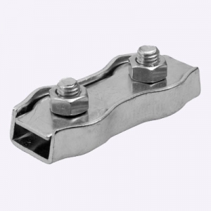 Зажим для ст. канатов  двойной 6мм 100шт (Duplex)