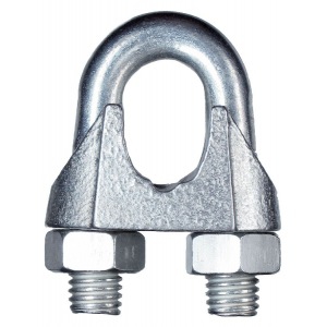 Зажим для ст. канатов одинарный М 5, DIN 741 оц, 100шт.