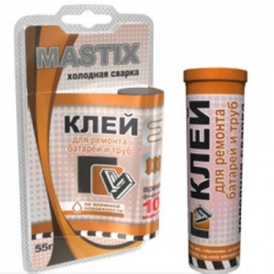 Холодная сварка MASTIX для батарей и труб (55 гр.) в блистере (1/60)