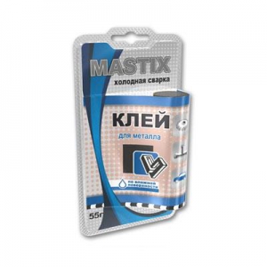 Холодная сварка MASTIX для металла (55 гр.) в блистере (1/60)