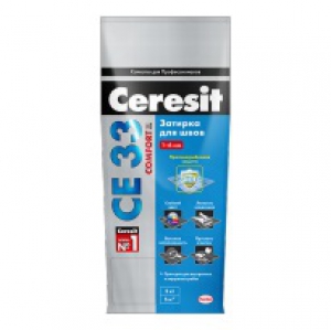 Затирка д/пл.швов 2кг св. корич. СЕ33 CERESIT