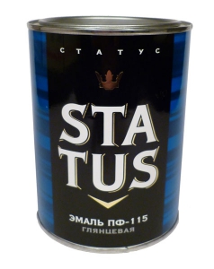 Краска ПФ-115  Эмаль (1,8кг) STATUS париж.зелень