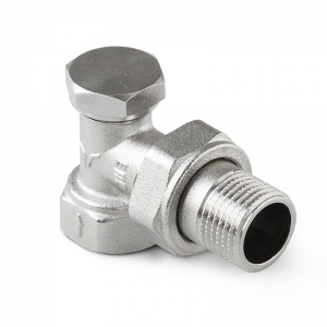 Клапан  1/2 для РАДИАТОРА угловой нижний запорн. Pro Aqua