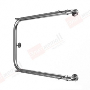 Полотенцесушитель водяной П-образный с полкой 1 (Серия Классика, 2 мм)