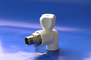 ПП Кран шаровый угл. д/рад. НР D25-3/4 Политэк/ASB (60)