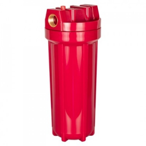 Фильтр-колба для гор. воды 10 1/2ВР  АКВАБРАЙТ, (кронштейн, ключ, без картриджа)