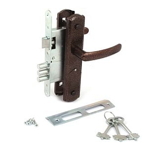 Замок  врезной Avers-ЗВ9-4-1-4 (медь)