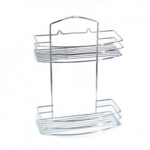 ПОЛКА прямая  2 яруса овал 8525-2 СТК (хром) РОССИЯ