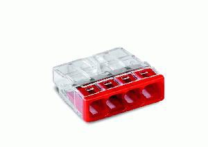 Клеммник 4* без пасты   WAGO 2273-204 (0,5-2,5)