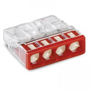 Клеммник 4* с пастой   WAGO 2273-244 (0,5-2,5)