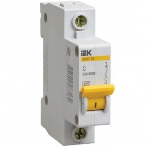 Авт.выкл.1п  6А  IEK ВА47-29 х-ка C 4,5кА | MVA20-1-006-C | 12 в упак.