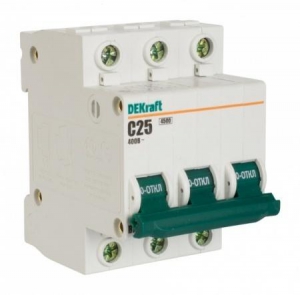 Авт.выкл.3п 10А DEKraft ВА-101