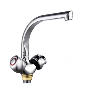 Смес. кухня 2-рук. FAUZT на гайке ЛЮКС Г FZ274-A76