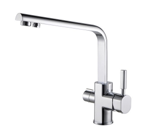 Смес. кухня 1-рук. бок. KAISER п/ф Decor 40144 (хром) ф40