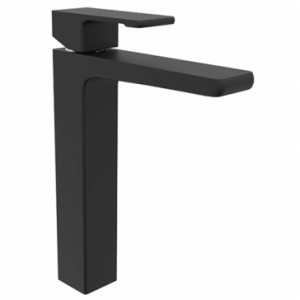 Смес. тюльпан 1-рук. KAISER Elite с гайкой черный ф35