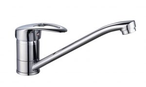 Смес. кухня 1-рук. д/н  TSARSBERG 640-1177 б/ГП ф40, на шпильке