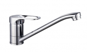 Смес. кухня 1-рук. д/н  TSARSBERG 640-1207  (700-09 ) б/ГП ф40, на шпильке