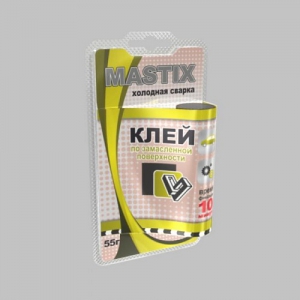 Холодная сварка MASTIX по замасленным поверхностям (55 гр.) в блистере (1/60)