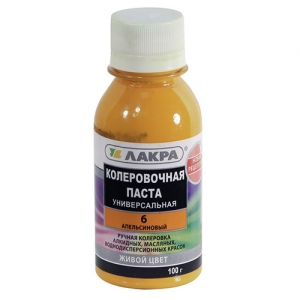 Колер №06 апельсиновый Лакра 100гр.