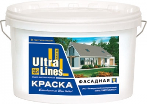 Краска ВД-ВА фасадн. (14кг) Ультра Лайнс