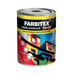 Краска ПФ-115  Эмаль (1,8кг) FARBITEX слон. кость