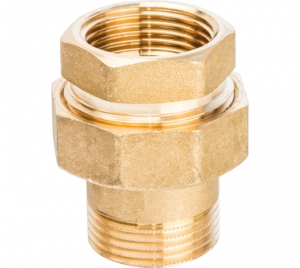 Американка 1- 1/4 г/ш прямая STOUT (ж) (плоск. уплотн.) l 20 в упак.